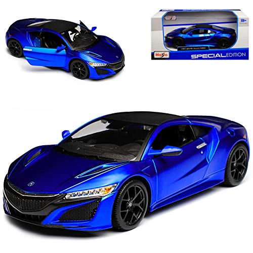 Hon-da Acura NSX Coupe Blau Neues Modell Ab 2016 1/24 Maisto Modell Auto von Maisto