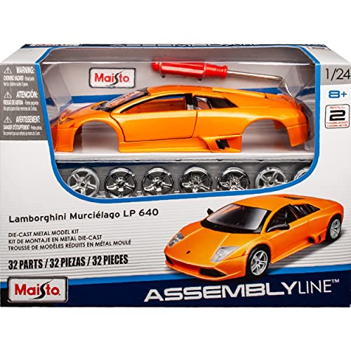 Lamborgihini Murcielago LP640 Coupe Orange 2003-2010 Bausatz Kit 1/24 Modell Auto mit individiuellem Wunschkennzeichen Lamborgihini Murcielago LP640 Coupe Orange 2003-2010 Bausatz Kit 1/24 Modell Auto mit individiuellem Wunschkennzeichen von Maisto