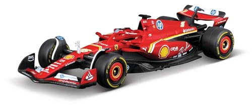 Maisto Tech - RC Formula Racing Ferrari SF-24#16 Leclerc, Ferngesteuertes Auto Maßstab 1:41 mit Rennstrecke, Turbo Boost, Offizielle Ferrari-Lizenz, Alter 6+ Maisto Tech - RC Formula Racing Ferrari SF-24#16 Leclerc, Ferngesteuertes Auto Maßstab 1:41 mit Rennstrecke, Turbo Boost, Offizielle Ferrari-Lizenz, Alter 6+ von Maisto Tech R/C