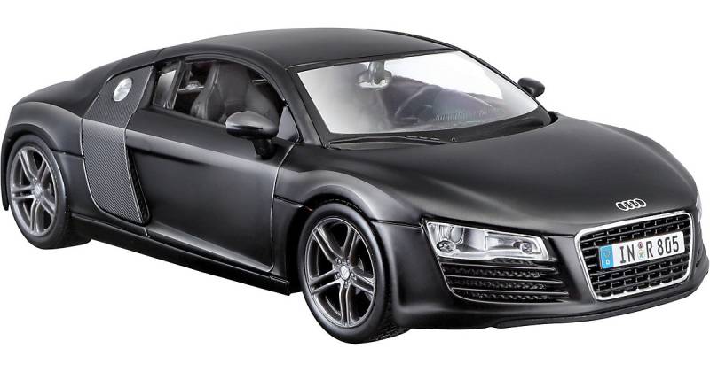 1:24 Audi R8 schwarz von Maisto