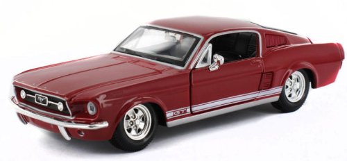 1967 Ford Mustang GT [Maisto 31260], Rot, 1:24 Die Cast von Maisto