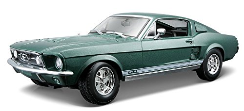 1967 Ford Mustang GTA Fastback [Maisto 31166], Metallic Grün, 1:18 Die Cast von Maisto