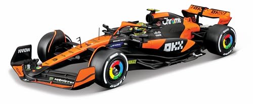 Bburago 1:24 2024 Race McLaren MCL38 mit Helm, Norris #4 Bburago 1:24 2024 Race McLaren MCL38 mit Helm, Norris #4 von Maisto