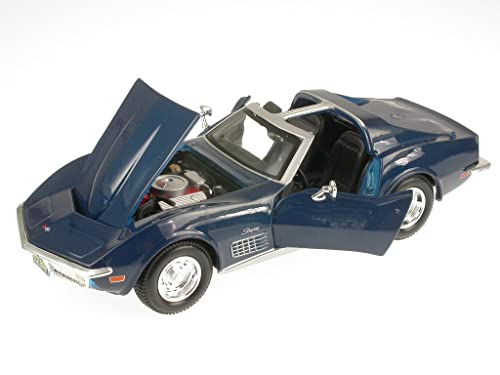 Chevrolet Corvette C3 1970 blau Modellauto 31202 Maisto 1:24 von Maisto