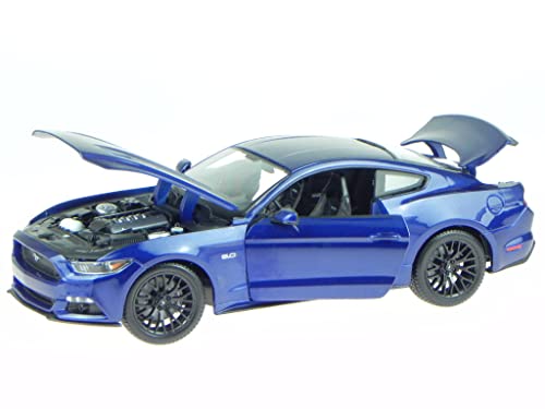 Ford Mustang 2015 blau Modellauto 31197 Maisto 1:18 von koenig-tom