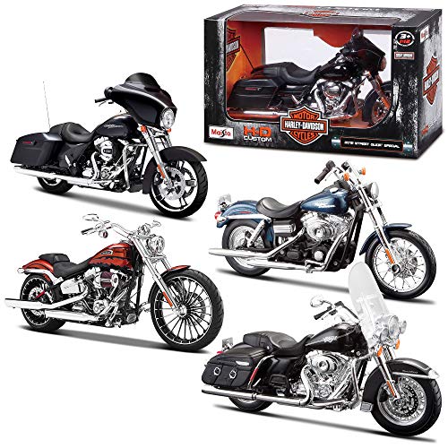 Maisto 1:12 H-D Motorcycles Asst von Bburago