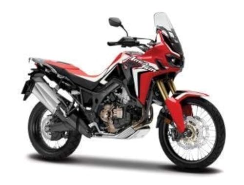 Maisto 1:18 Motorbike Honda African Twin, Schwarz oder Dunkelgrau von Tobar