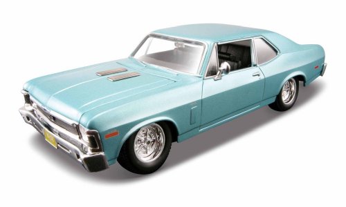 Maisto 1:24 AL 1970 Chevrolet Nova SS: Fließband Modellbausatz Maisto 1:24 AL 1970 Chevrolet Nova SS: Fließband Modellbausatz von Maisto