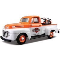 Maisto - 1:24 Ford Pick-Up 48 + HD FL Panhead ´48 Maisto - 1:24 Ford Pick-Up 48 + HD FL Panhead ´48 von Maisto