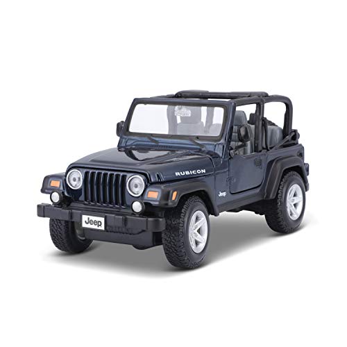 Maisto 31245 - Jeep Wrangler Rubicon 1:27, Blau von Maisto