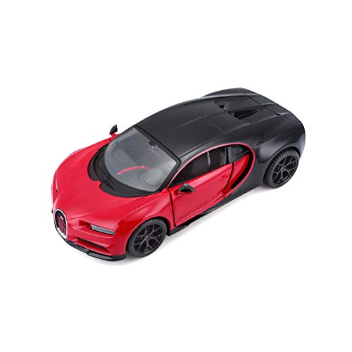 Maisto Bugatto Chiron Sport 1:24 Modellauto, 1899-12-31, Rot-schwarz von Maisto