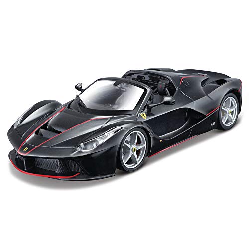 Maisto - 1/24 Set Metal-Ferrari Aperta Auto, M39133, Schwarz von Maisto