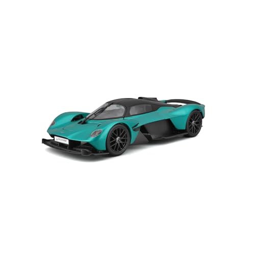 Maisto Aston Martin Valkyrie (2022): Modellauto im Maßstab 1:18, Motorhaube, Kofferraum und Türen beweglich, grün (531465G) von Maisto