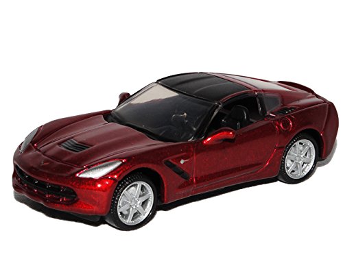 Maisto Chevrolet Chevy Corvette C7 Stingray Coupe Rot Metallic Ab 2013 1/64 Modell Auto von Maisto