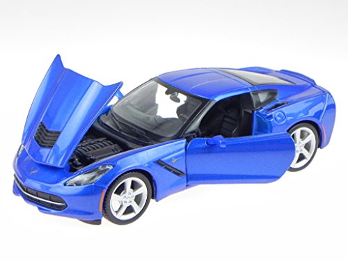 Chevrolet Corvette C7 Stingray 2014 blau Modellauto 31505 Maisto 1:24 von Maisto