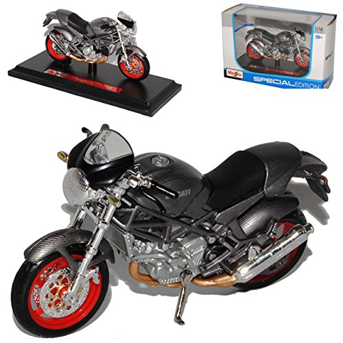 Maisto Ducati Monster S4 S 4 Grau Mit Sockel 1/18 Modellmotorrad Modell Motorrad Maisto Ducati Monster S4 S 4 Grau Mit Sockel 1/18 Modellmotorrad Modell Motorrad von Maisto