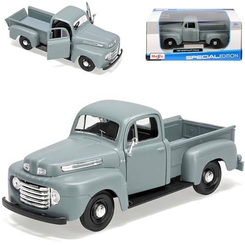 Maisto Ford F-1 Pick-Up 1948 Matt Grau 1/25 1/24 Modell Auto Maisto Ford F-1 Pick-Up 1948 Matt Grau 1/25 1/24 Modell Auto von Maisto