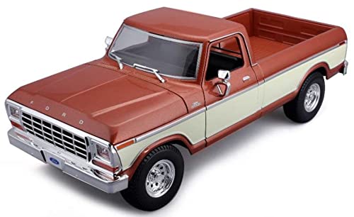 Maisto Ford F150 Pick-Up 1979, braun/crème 1:18 Modellauto von Maisto