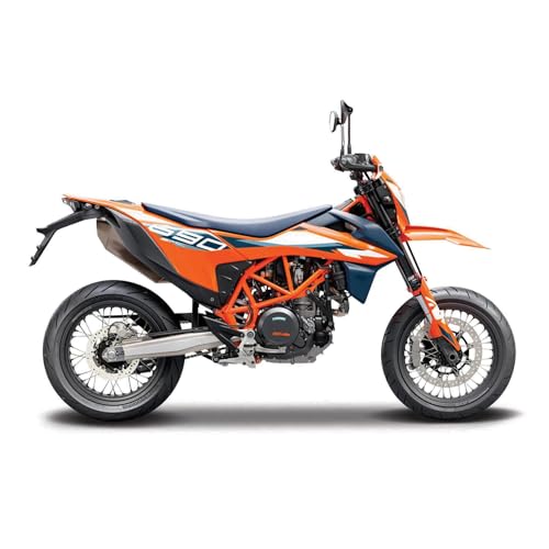 Maisto KTM 690 Motorrad (2023) - Maßstab 1:12 - Unglaublich detaillierte Druckguss-Nachbildung Sammlerstück Motorradmodell von Maisto