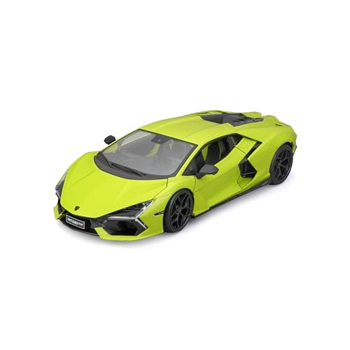 Maisto Lamborghini Revuelto (2023): Modellauto im Maßstab 1:18, Motorhaube, Kofferraum und Türen beweglich, grün (531464G) von Maisto
