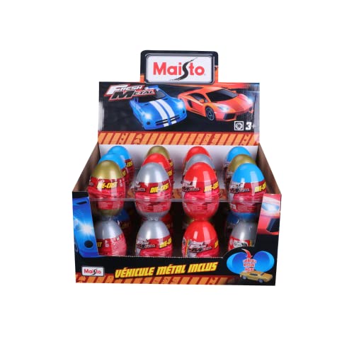 Maisto Fresh Metal Eggs Miniature Vehicles in Egg Packaging – Incredibly Detailed Die-Cast Replica Collectible Model Vehicles Maisto Fresh Metal Eggs Miniature Vehicles in Egg Packaging – Incredibly Detailed Die-Cast Replica Collectible Model Vehicles von Maisto