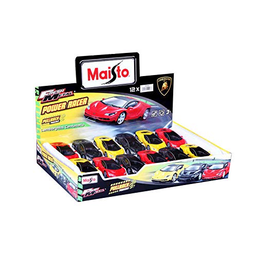 Maisto Fresh Metal Lamborghini Power Racer, Motorbetriebener Rennwagen – unglaublich detaillierte Druckguss-Nachbildung, Sammlerstück, Modellfahrzeug Maisto Fresh Metal Lamborghini Power Racer, Motorbetriebener Rennwagen – unglaublich detaillierte Druckguss-Nachbildung, Sammlerstück, Modellfahrzeug von Maisto