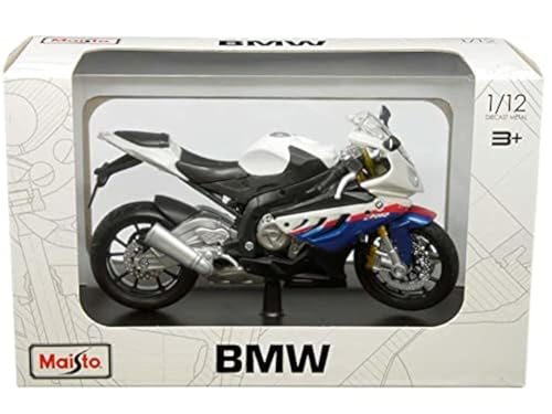 Maisto BMW S1000RR 1:12 Modellmotorrad, Verschiedene Designs und Farben von Maisto