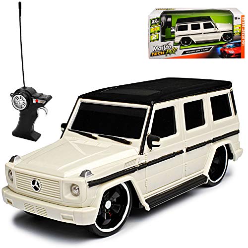 Maisto Mercedes-Benz G-Klasse W463 Weiss 27 MHz RC Funkauto 1/24 Modell Auto Maisto Mercedes-Benz G-Klasse W463 Weiss 27 MHz RC Funkauto 1/24 Modell Auto von koenig-tom