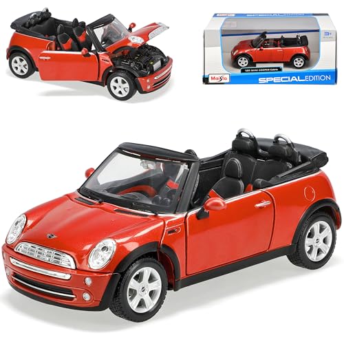 Maisto Mini Cooper Cabrio Orange 1/24 Modellauto Modell Auto Maisto Mini Cooper Cabrio Orange 1/24 Modellauto Modell Auto von koenig-tom