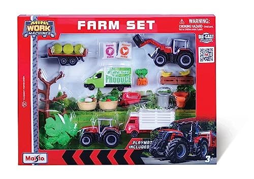 Maisto Mini Working Machines SUPER Farm Set New Holland - Unglaublich detaillierte Druckguss-Nachbildung Sammlermodell Maisto Mini Working Machines SUPER Farm Set New Holland - Unglaublich detaillierte Druckguss-Nachbildung Sammlermodell von Maisto