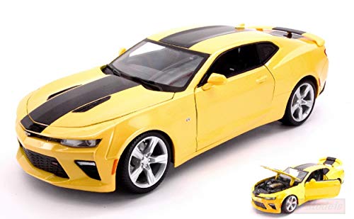 Maisto Scale Modell KOMPATIBEL MIT Chevrolet Camaro SS 2016 Yellow 1:18 MI31689Y von Maisto