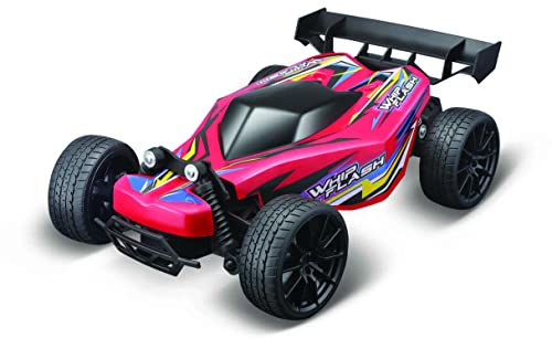 Maisto Tech R/C Whipflash Buggy: Ferngesteuertes Fahrzeug mit Licht, 2,4 GHz Frequenz, mit Mini Pro-Fernbedienung, ab 5 Jahren, 21 cm, Batterien Nicht enthalten, rot (581791) von MaistoTech