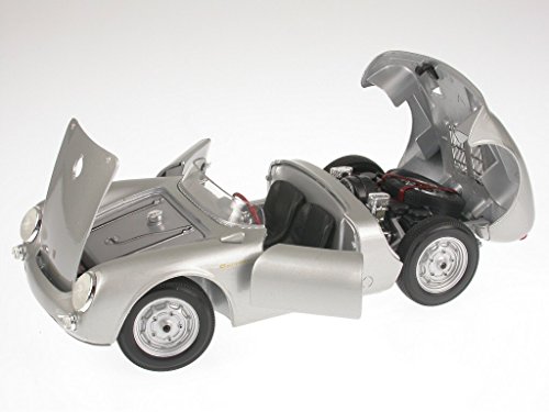 Porsche 550 Spyder silber Modellauto 31843 Maisto 1:18 Porsche 550 Spyder silber Modellauto 31843 Maisto 1:18 von Maisto