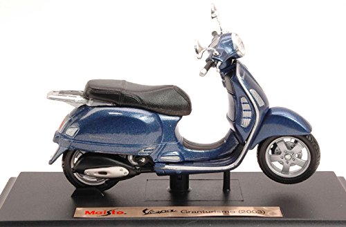 VESPA GRANTURISMO 2003 BLUE 1:18 - Maisto - Motorrad - Die Cast - Modell von Maisto