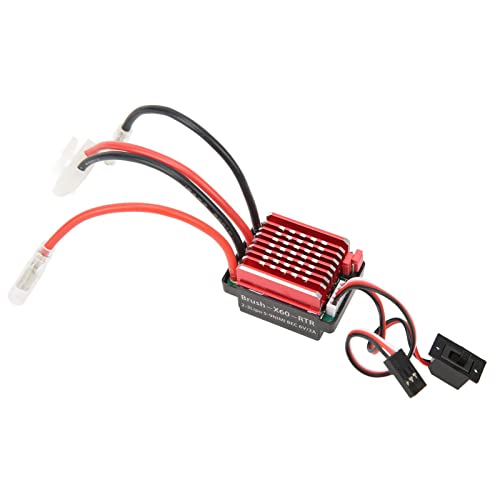 Majatou RC 60A gebürstet ESC, 6V 2A Elektrischer Geschwindigkith -Regler für HSP für 1/10 RC -Autos Majatou RC 60A gebürstet ESC, 6V 2A Elektrischer Geschwindigkith -Regler für HSP für 1/10 RC -Autos von Majatou