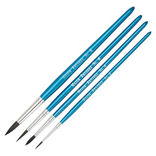 Eichhörnchen-Imitation, 4 Stück von Major Brushes