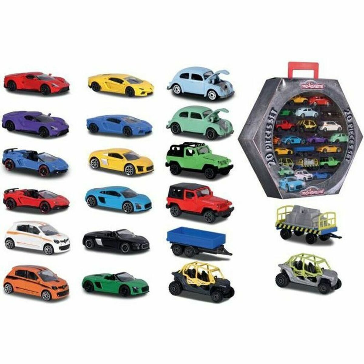 Auto Majorette 212058595 Satz 20 Stück Auto Majorette 212058595 Satz 20 Stück von Majorette