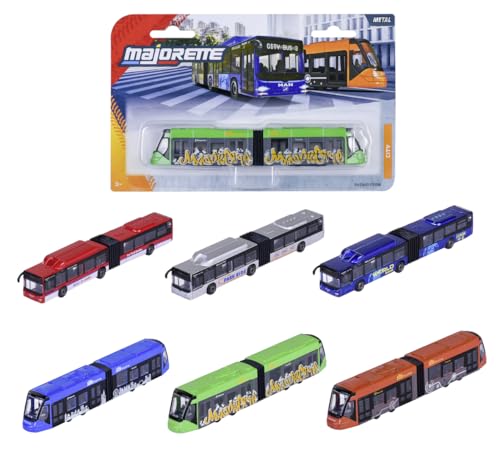 City Bus Man + Avenio Tram, 6-asst. City Bus Man + Avenio Tram, 6-asst. von Majorette