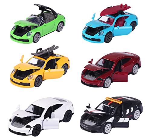 Majorette – Porsche Deluxe – 1 von 6 zufälligen Spielzeugautos, hochdetailliert, Maßstab 1:64 (7,5 cm), mit Sammelbox, Modellauto für Kinder ab 3 Jahren Majorette – Porsche Deluxe – 1 von 6 zufälligen Spielzeugautos, hochdetailliert, Maßstab 1:64 (7,5 cm), mit Sammelbox, Modellauto für Kinder ab 3 Jahren von Majorette