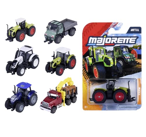 Majorette Farm Premium Fahrzeuge, Zufällige Auswahl aus 1 von 6 verschiedenen Fahrzeugen von Majorette