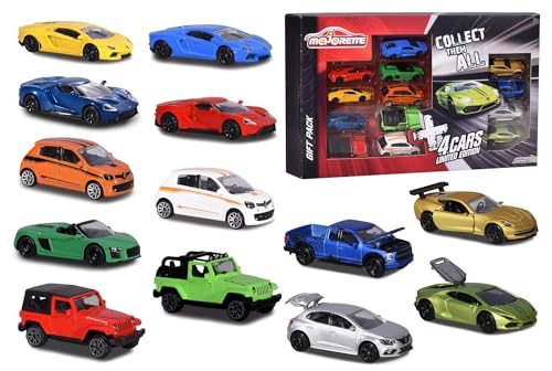 Majorette Geschenkset, 9+4 Limited Edition 7, Spielzeugautos mit Freilauf, 9 Standard Autos + 4 Limitierte Fahrzeuge, 7,5 cm von Smoby