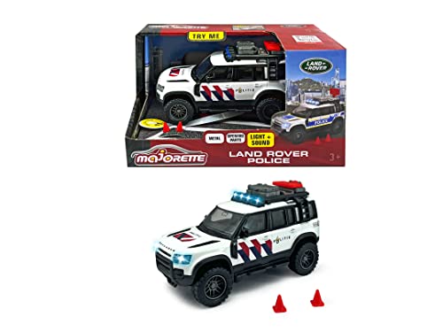 Majorette Grand Series - Land Rover Polizei NL, 12,5 cm, Licht und Sound, Metall, Spielzeugfahrzeug Majorette Grand Series - Land Rover Polizei NL, 12,5 cm, Licht und Sound, Metall, Spielzeugfahrzeug von Majorette