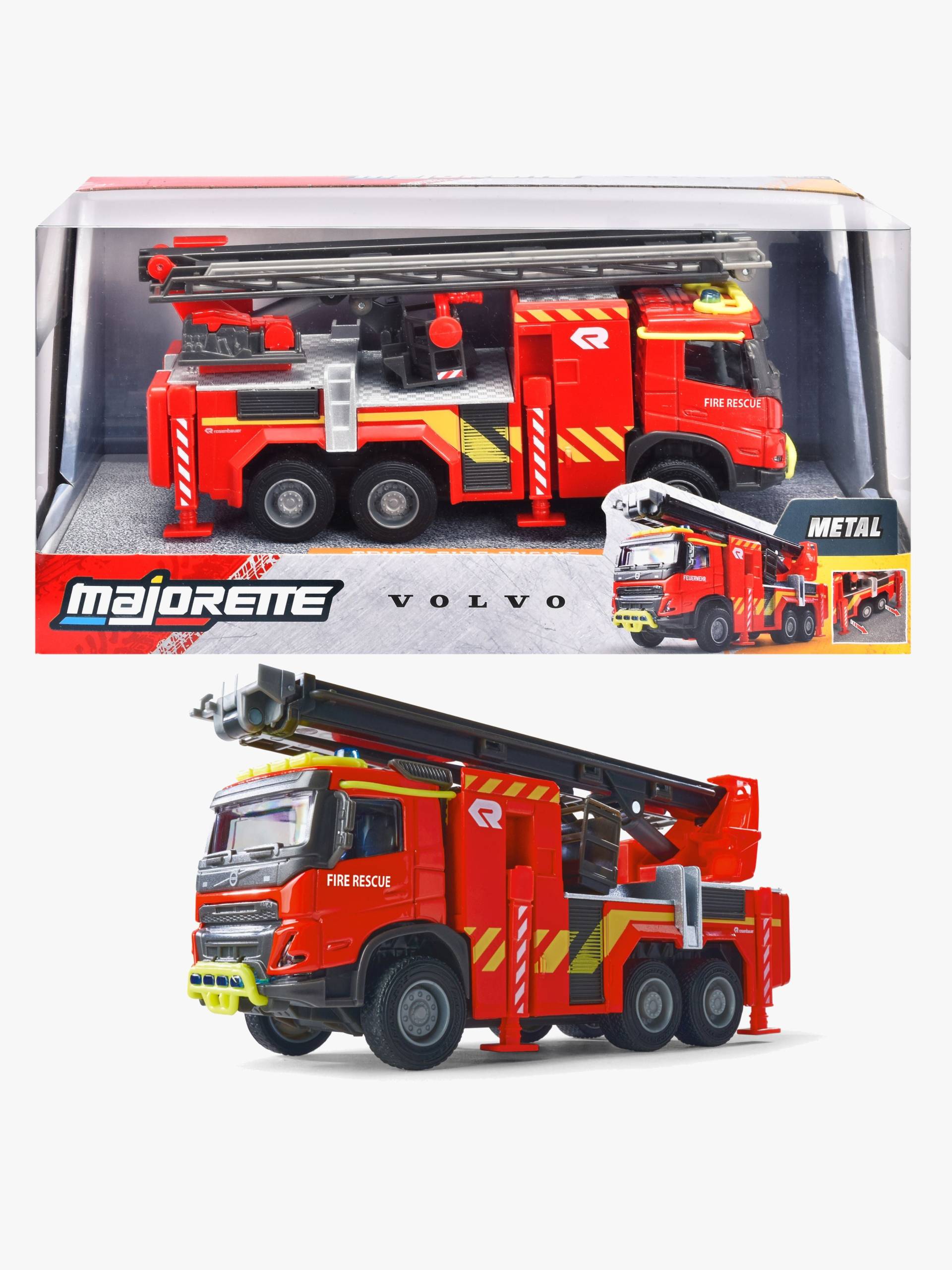Majorette International Volvo FMX Feuerwehrauto von Majorette