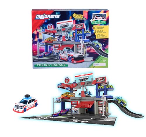 Majorette JDM Legends Tuning Garage + 1 Fahrzeug von Majorette