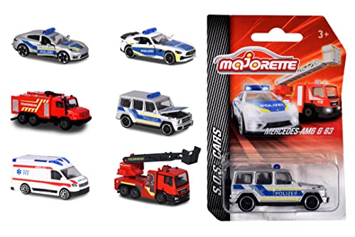 Majorette - SOS Einsatzfahrzeug – 1 von 6 zufälligen Spielzeugauto aus der S.O.S. Cars Edition für Kinder ab 3 Jahren, Rettungsfahrzeuge, 7,5 cm, Durchsichtig Majorette - SOS Einsatzfahrzeug – 1 von 6 zufälligen Spielzeugauto aus der S.O.S. Cars Edition für Kinder ab 3 Jahren, Rettungsfahrzeuge, 7,5 cm, Durchsichtig von Majorette
