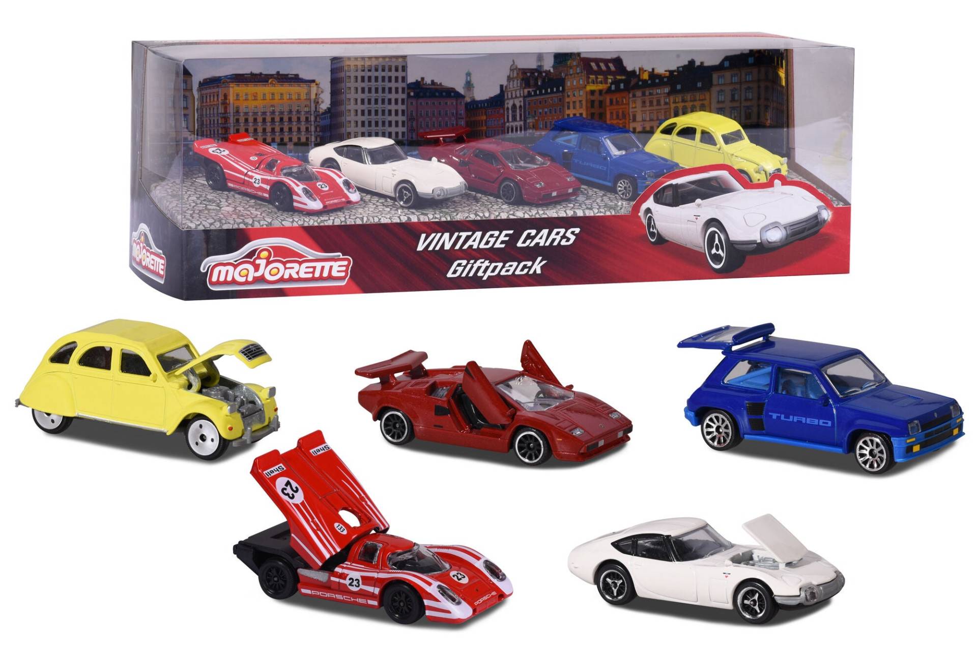 Majorette Spielzeugautos Vintageautos 5er-Pack von Majorette