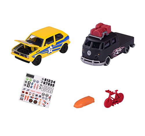 Majorette VW The Originals 2 Pieces Set Racing, 212055006Q01 Majorette VW The Originals 2 Pieces Set Racing, 212055006Q01 von Majorette