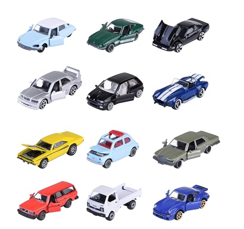 Majorette Auto Vintage Premium (1 Modellauto) - Spielzeugauto aus Metall mit Freilauf, Federung & zu öffnendem Teil, zufällige Auswahl aus 12 Autos für Sammler & Kinder ab 3 Jahre, 7,5 cm Majorette Auto Vintage Premium (1 Modellauto) - Spielzeugauto aus Metall mit Freilauf, Federung & zu öffnendem Teil, zufällige Auswahl aus 12 Autos für Sammler & Kinder ab 3 Jahre, 7,5 cm von Majorette