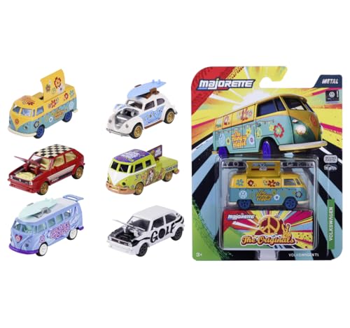 Majorette Volkswagen Deluxe Cars, Zufällige Auswahl aus 1 von 6 verschiedenen Spielzeugautos Majorette Volkswagen Deluxe Cars, Zufällige Auswahl aus 1 von 6 verschiedenen Spielzeugautos von Majorette