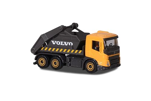 Majorette – Volvo Baustellenfahrzeuge – Bagger, Kipplaster, Radlader, Betonmischer, Knicklenker, LKW mit Container, Lieferung 1 Stück- zufälliges Modell,Spielzeugautos aus Metall Majorette – Volvo Baustellenfahrzeuge – Bagger, Kipplaster, Radlader, Betonmischer, Knicklenker, LKW mit Container, Lieferung 1 Stück- zufälliges Modell,Spielzeugautos aus Metall von Majorette